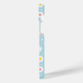 Cute Daisy Pattern– Pastel Blue Floral Aesthetic (Côté gauche)