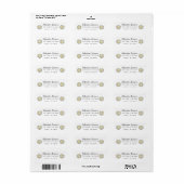 Cute Daisy Return Address Label (Full Sheet)