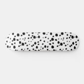 Cute Dalmatian Dog Animal Print Pattern Skateboard (Horizontaal)