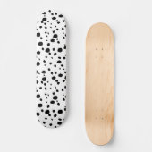 Cute Dalmatian Dog Animal Print Pattern Skateboard (Voorkant)