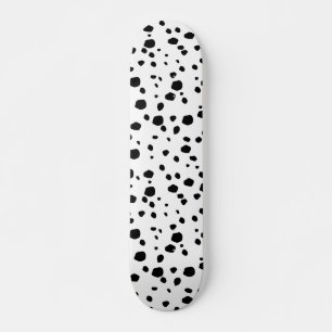 Cute Dalmatian Dog Animal Print Pattern Skateboard