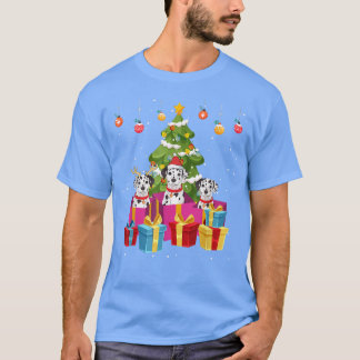 Cute Dalmatian Dog kerstbomen Decoraties T-shirt