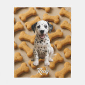 Cute Dalmatie Couverture personnalisée (Devant)