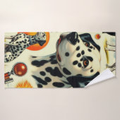 Cute Dalmatien sans joint (Serviette de bain)