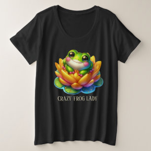 Cute dame de grenouille fou personnalisable