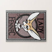 CUTE DAME FENNEC FOX PUZZLE (Horizontal)