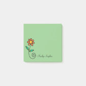 Cute Dames Monogram Floral Post-it® Notes (Voorkant)