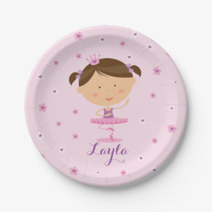 Cute Dancer Ballerina Girl Paper Bord