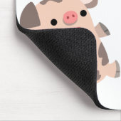 Cute Dancing Cartoon Pigs Mousepad Muismat (Hoek)