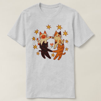 Cute Dancing Cats T-Shirt – Grappig Kat Liefhebber