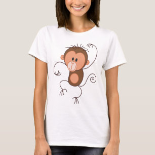 Cute Dancing Monkey T-shirt