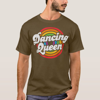 Cute Dancing Queen Roller Disco Outfit 70s Costume T-shirt