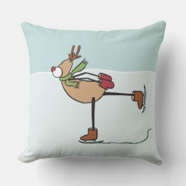 Cute Dancing Reindeer Sierkussen