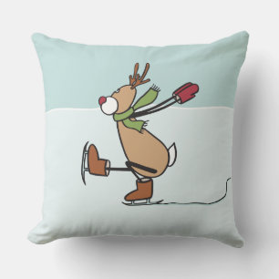 Cute Dancing Reindeer Sierkussen