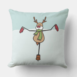 Cute Dancing Reindeer Sierkussen