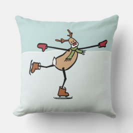 Cute Dancing Reindeer Sierkussen