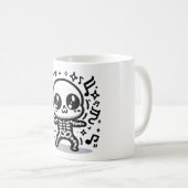 Cute Dancing Skeleton Halloween Mug Kawaii Éffraya (Devant droit)