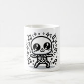 Cute Dancing Skeleton Halloween Mug Kawaii Éffraya (Centre)