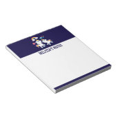 Cute Dancing Unicorns Magical Rainbow & Stars Notitieblok (Schuin)