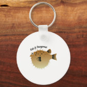 Cute & Dangerous Sleutelhanger (Voorkant)