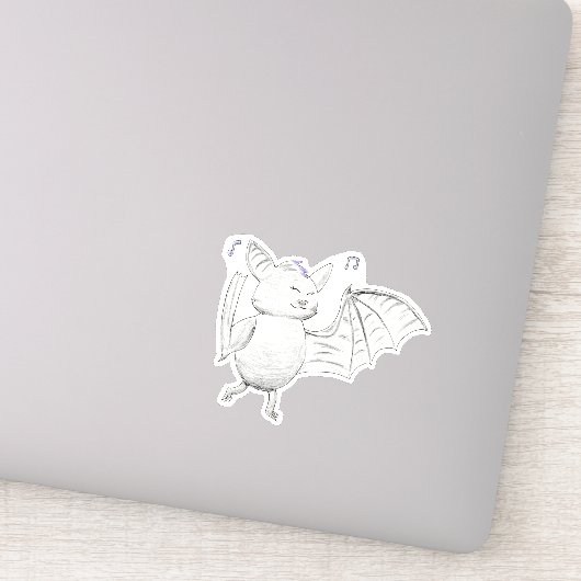 Cute Dansant Bat Sticker (Detail)