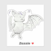 Cute Dansant Bat Sticker (Vel)