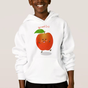 Cute dansend apple cartoon illustratie