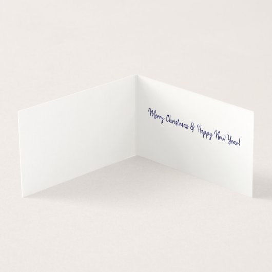 Cute Dansende Penguins Kerstmis Kaart (Binnen)