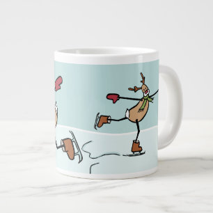 Cute Dansrenrenrenrendier - Kerstmis Jumbo Beker