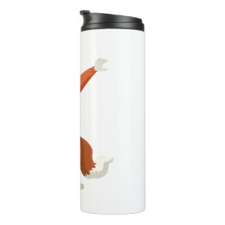 Cute dansvos thermosbeker