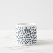 Cute Dark Blue Spiral Motif Spécialité Mug (Devant)