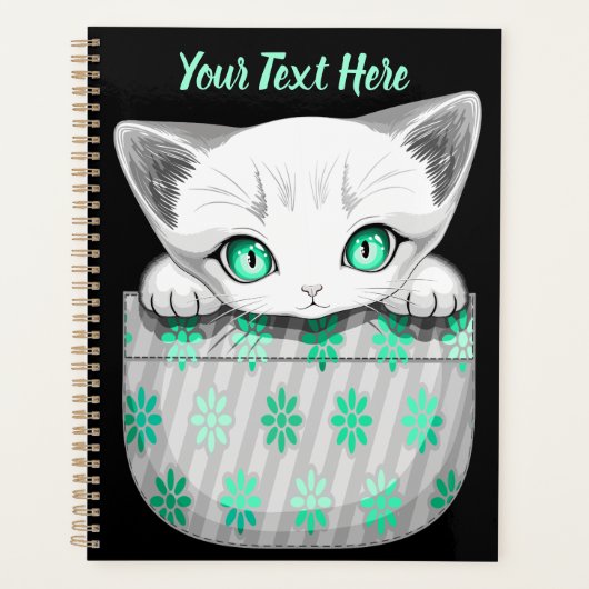 Cute de chat et pointe joueuse à partir d'une poch (Devant)