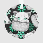 Cute de chat et pointe joueuse à partir d'une poch (dos)