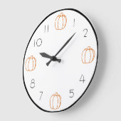  Cute Decorative Pumpkin Herfst Clock Grote Klok (Hoek)
