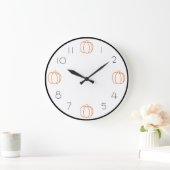  Cute Decorative Pumpkin Herfst Clock Grote Klok (Huis)