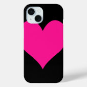 Cute Deep Pink Heart Case-Mate iPhone Case (Achterkant)