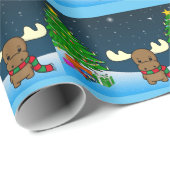 Cute Deer Cadeaupapier (Rol Hoek)