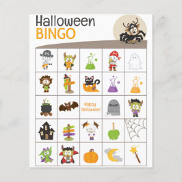 Cute Deer in Spider outfit Halloween BINGO Board!