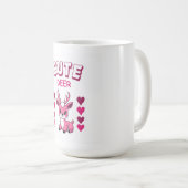 cute deer mug design  koffiemok (Voorkant rechts)