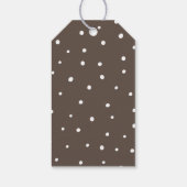 Cute Deer Theme Gender Neutral Herfst Baby shower Cadeaulabel (Achterkant)