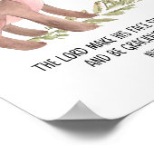 Cute Deer Wall Art, Bijbelverse Poster (Hoek)