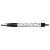 Cute Delicate blue flower patroon Pen (Voorkant)