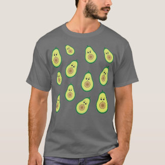 Cute demi-Avocado Motif classique TShirt