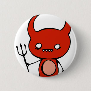 Cute Demon Ronde Button 5,7 Cm