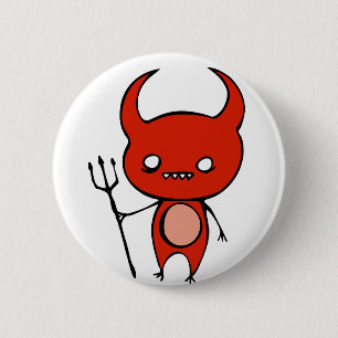 Cute Demon Ronde Button 5,7 Cm