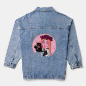cute  denim jacket (Achterkant)