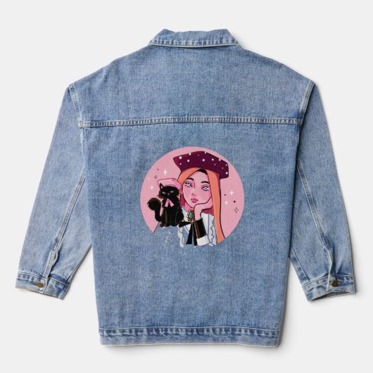 cute  denim jacket (Achterkant)