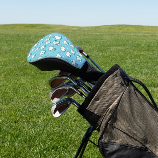 Cute Dental Pattern Golfheadcover (Insitu)