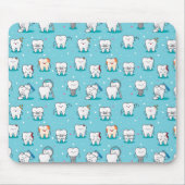 Cute Dental Pattern Muismat (Voorkant)