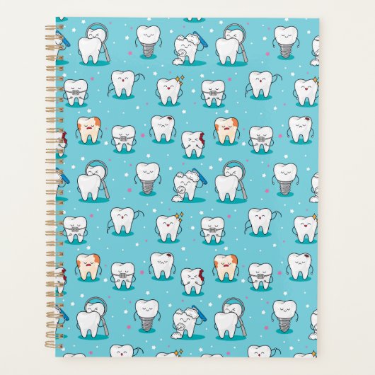Cute Dental Pattern Planner (Voorkant)
